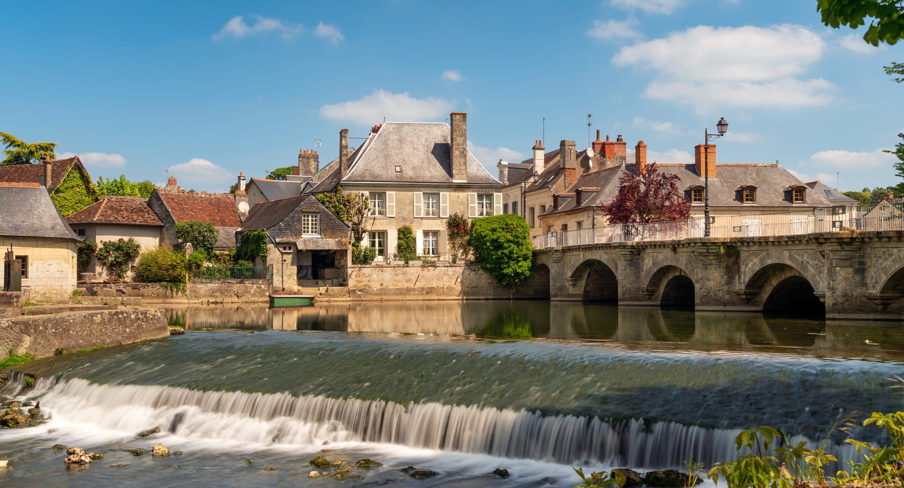 Pont sur l'Indre, Azay-le-Rideau, Indre-et-Loire